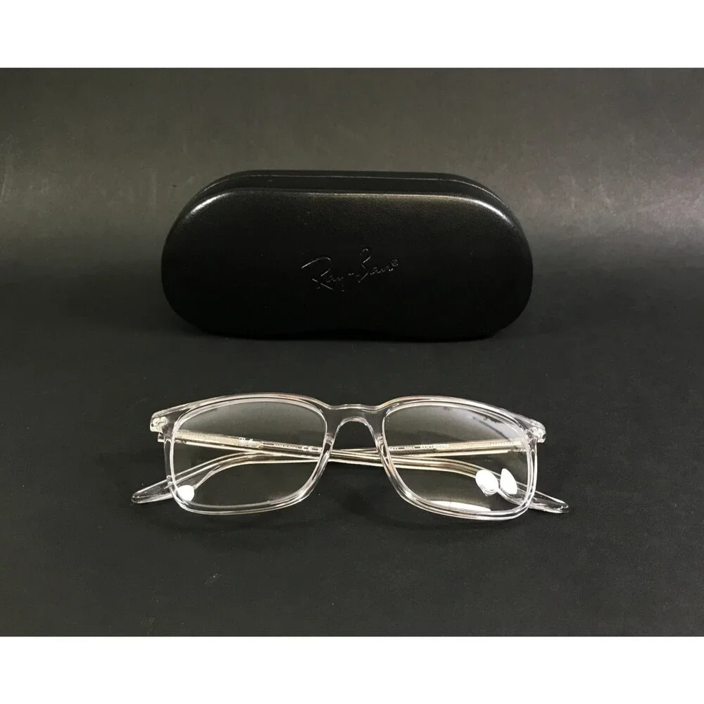 Ray-Ban Eyeglasses Frames RB5421 2001 Polished Clear Square Full Rim 53-19-145